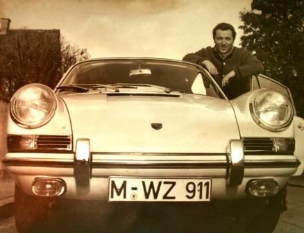 Fritz Wunderlich mit Porsche